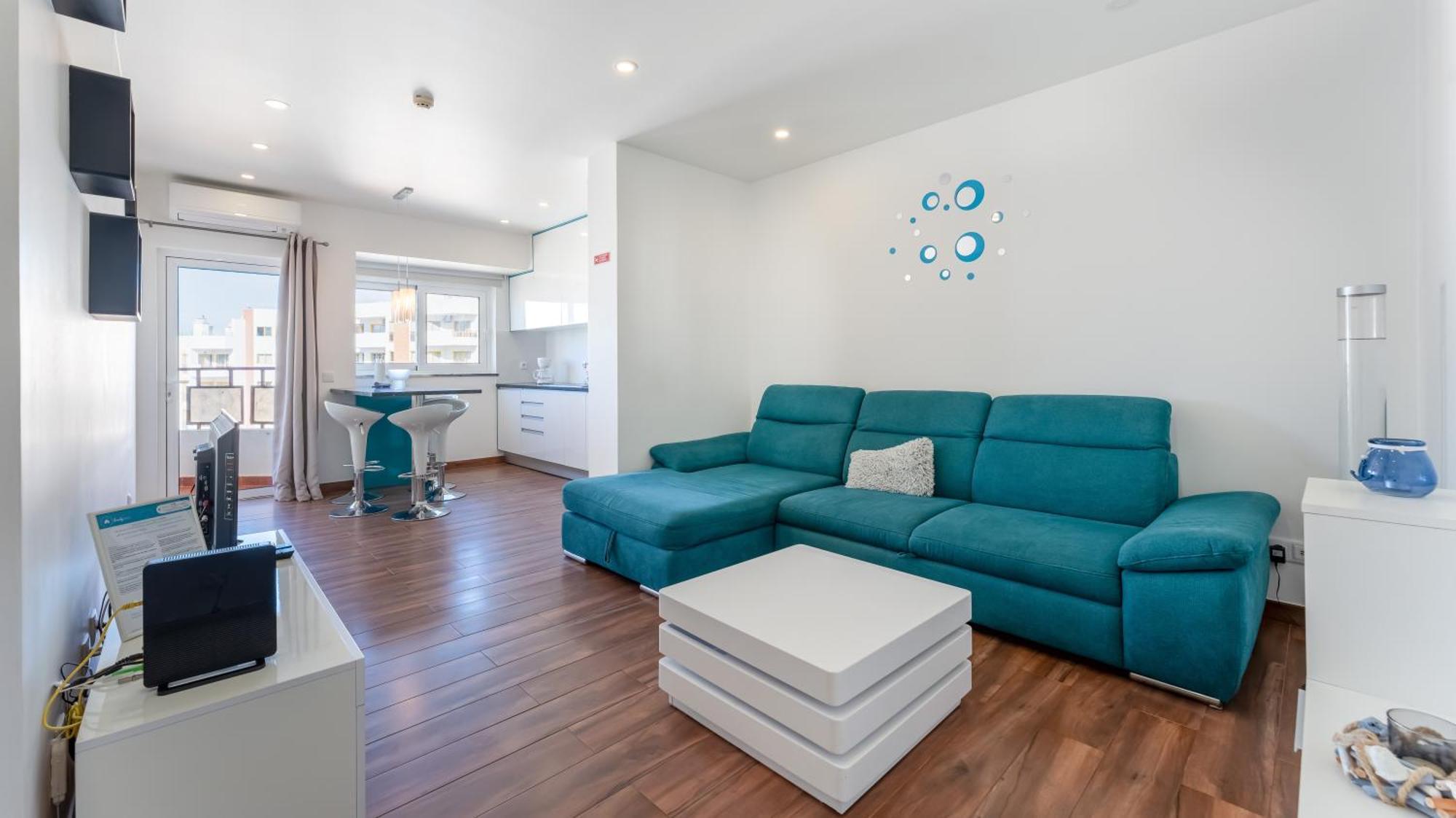 Serene Blue 1 Bdr Flat With Balcony By Lovelystay Portimao Exterior photo